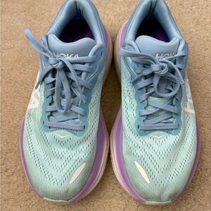 Hoka Women's Blue and Purple Running Shoes